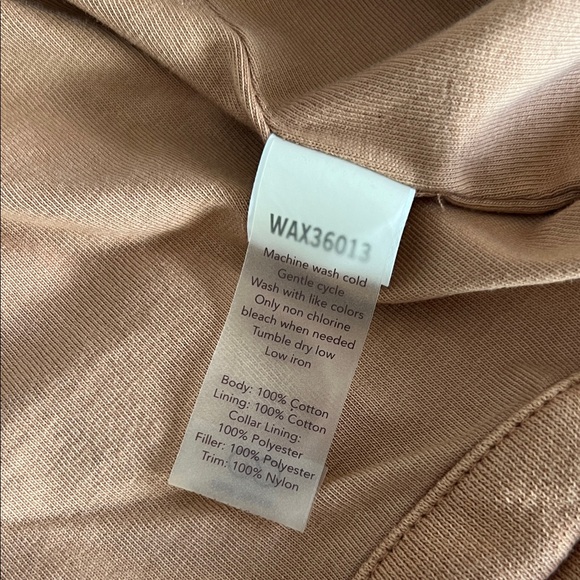 Women’s  Tan Quilted Vest - Picture 8 of 9